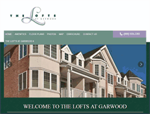 Tablet Screenshot of garwoodlofts.com